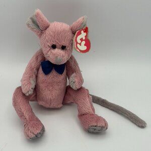Cromwell Pink mouse TY beanie baby with tag collectors vintage